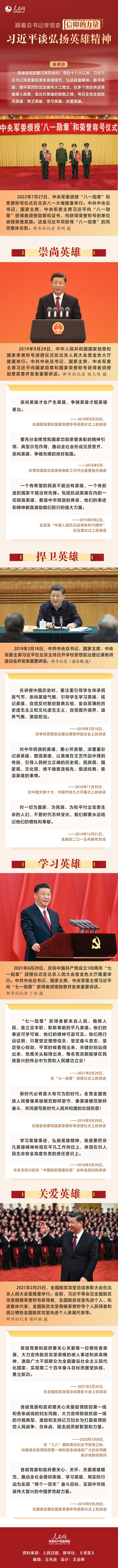 習(xí)近平談弘揚(yáng)英雄精神(圖1)