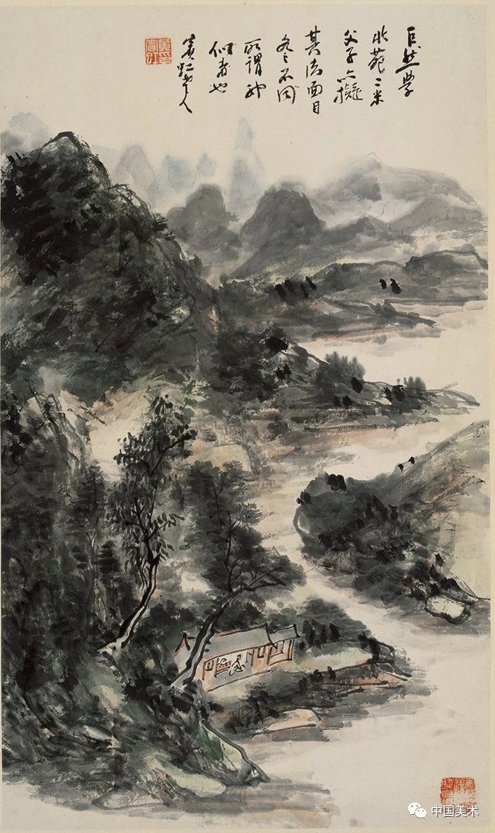 李可染，黃賓虹老師的畫，遠(yuǎn)看什么都有，近看什么都找不到(圖2)