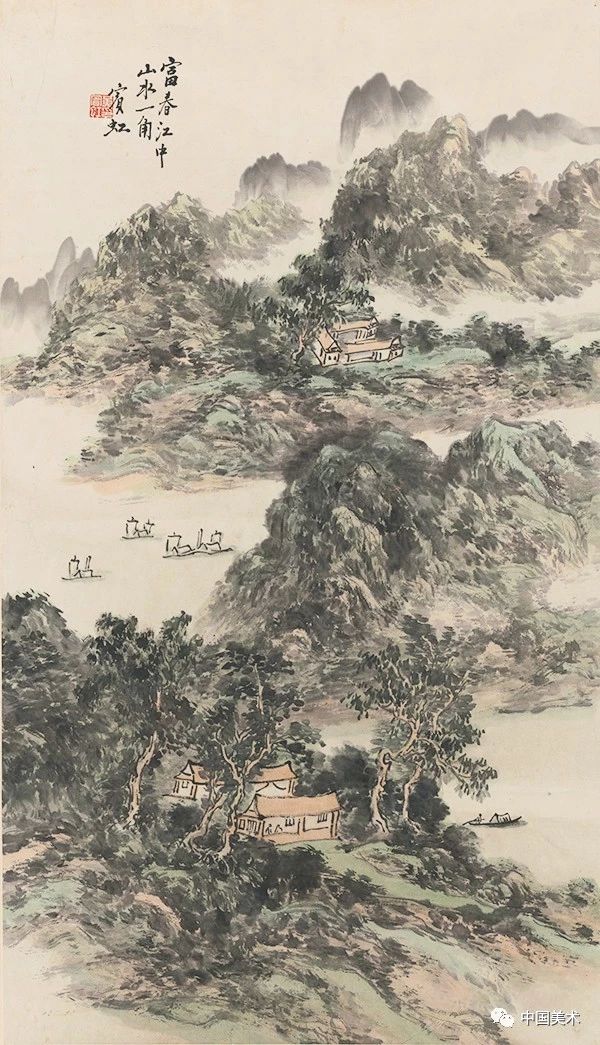 李可染，黃賓虹老師的畫，遠(yuǎn)看什么都有，近看什么都找不到(圖5)