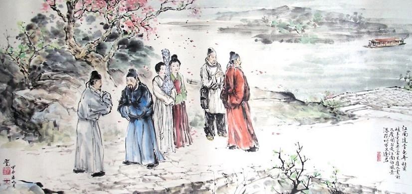 杜甫唯一入選《唐詩(shī)三百首》的七言絕句，短短28字，寫盡大唐40年的興衰(圖1)