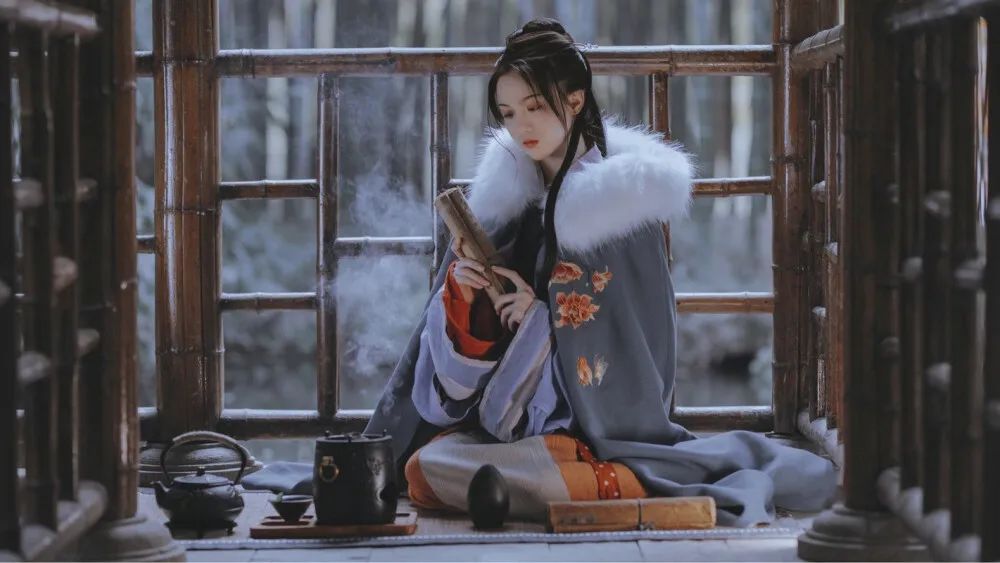十首安然詩詞：吃茶讀閑書，聽雨看落花(圖8)
