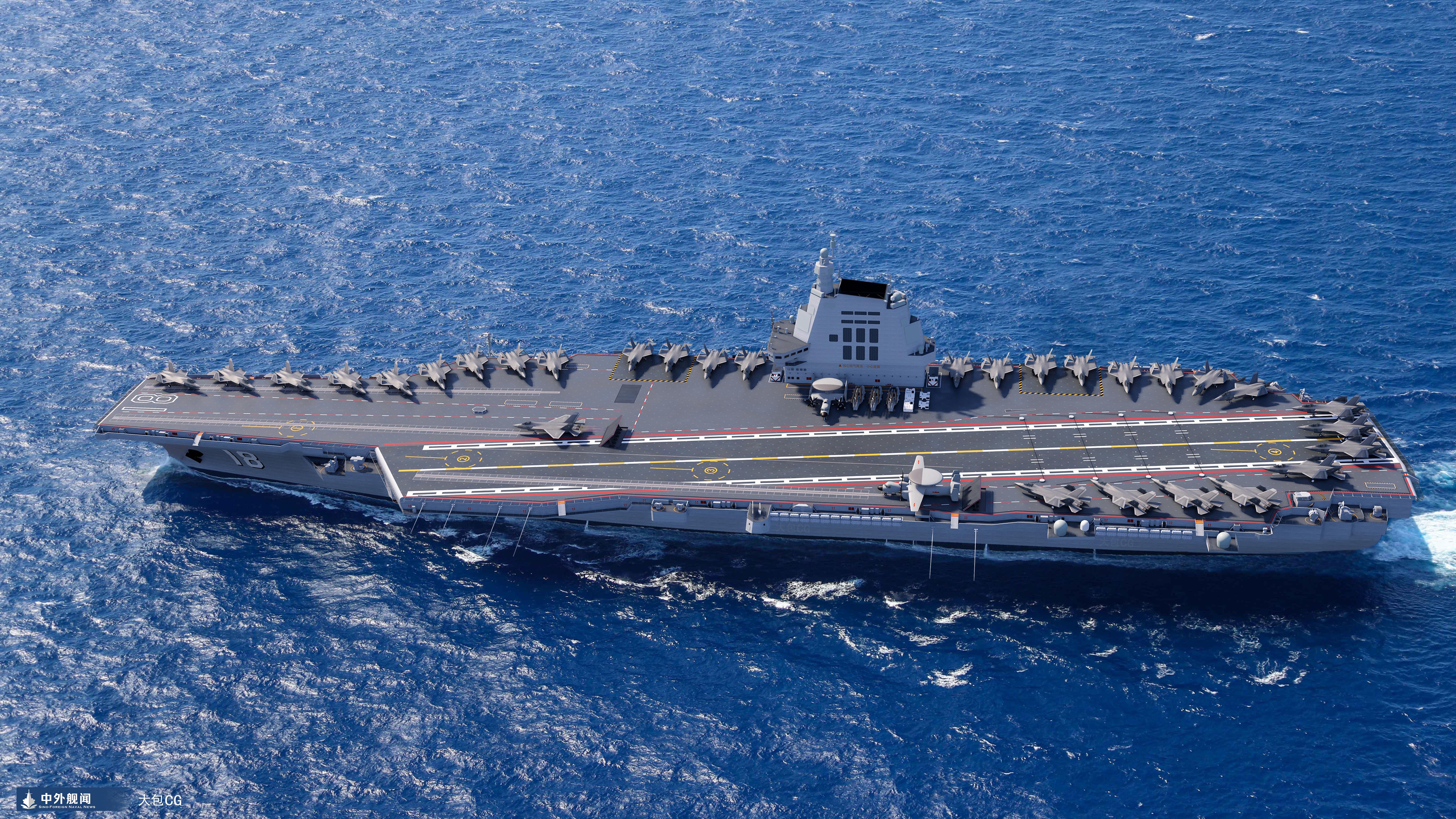 震撼！福建艦最新畫面！(圖6)