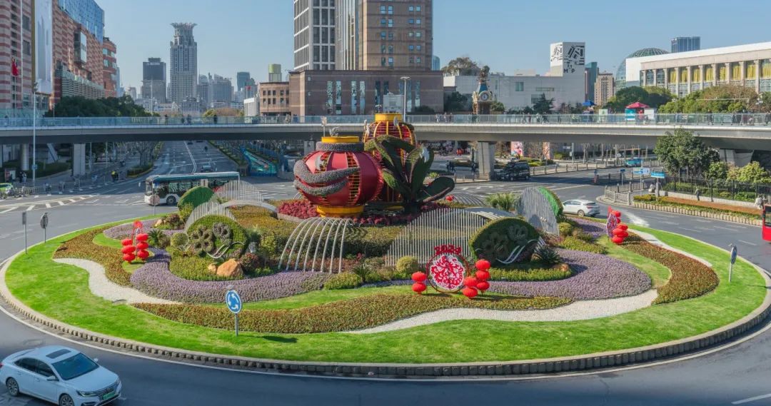 春節(jié)假期將至，上海街頭巷尾處處是花樣“年味”~來賞(圖8)