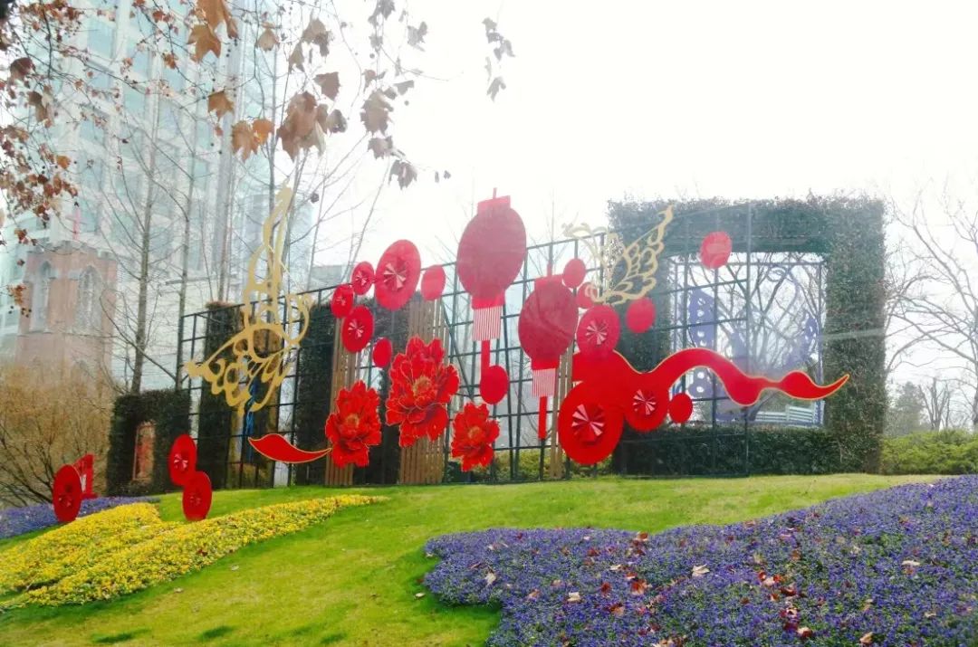 春節(jié)假期將至，上海街頭巷尾處處是花樣“年味”~來賞(圖12)