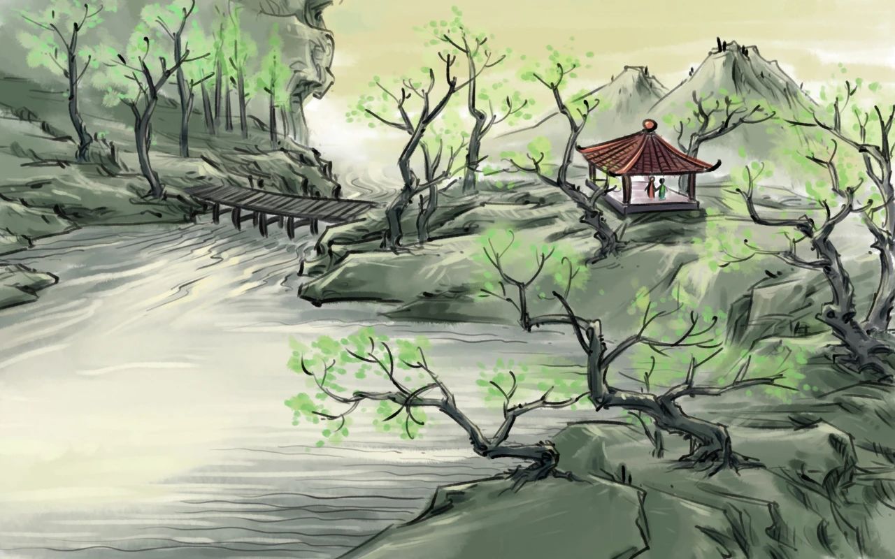 初見越美好.jpg 晏殊《木蘭花·池塘水綠風微暖》(圖3)