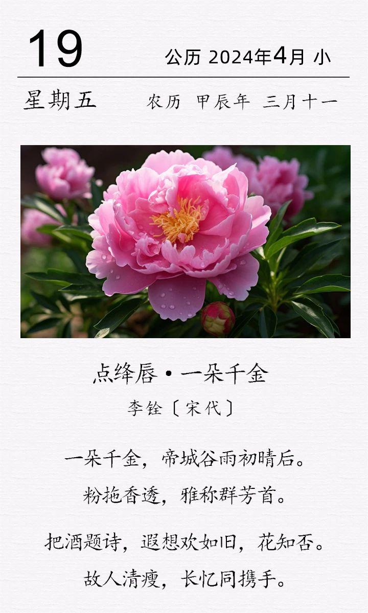 李銓《點(diǎn)絳唇·一朵千金》.jpg 李銓《點(diǎn)絳唇·一朵千金》(圖1)