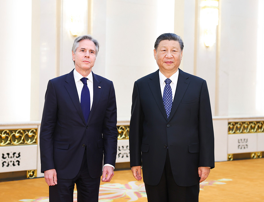 習(xí)近平會(huì)見美國國務(wù)卿布林肯.jpg 習(xí)近平會(huì)見美國國務(wù)卿布林肯(圖1)