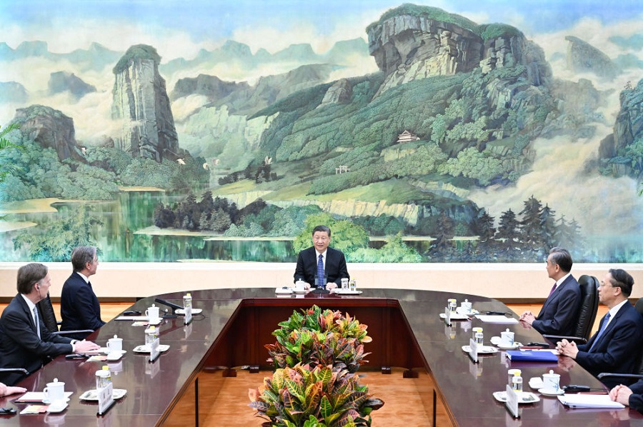 習(xí)近平會(huì)見美國國務(wù)卿布林肯2.jpeg 習(xí)近平會(huì)見美國國務(wù)卿布林肯(圖3)