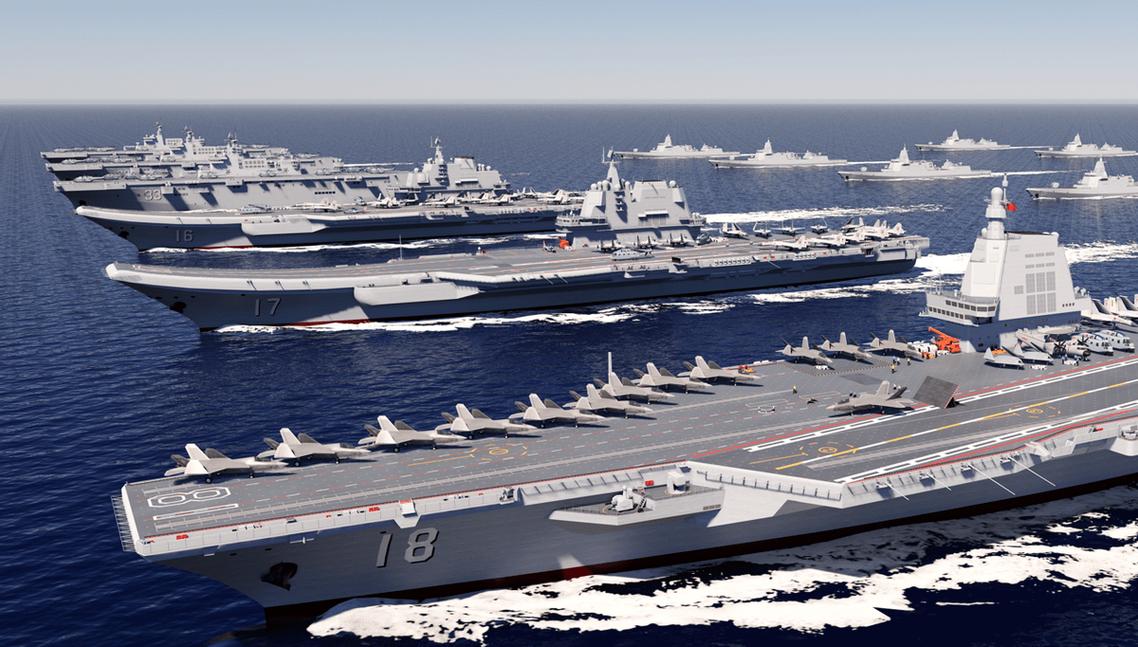 劈波斬浪，福建艦首航完成，中國“三航母時(shí)代”即將到來！(圖11)