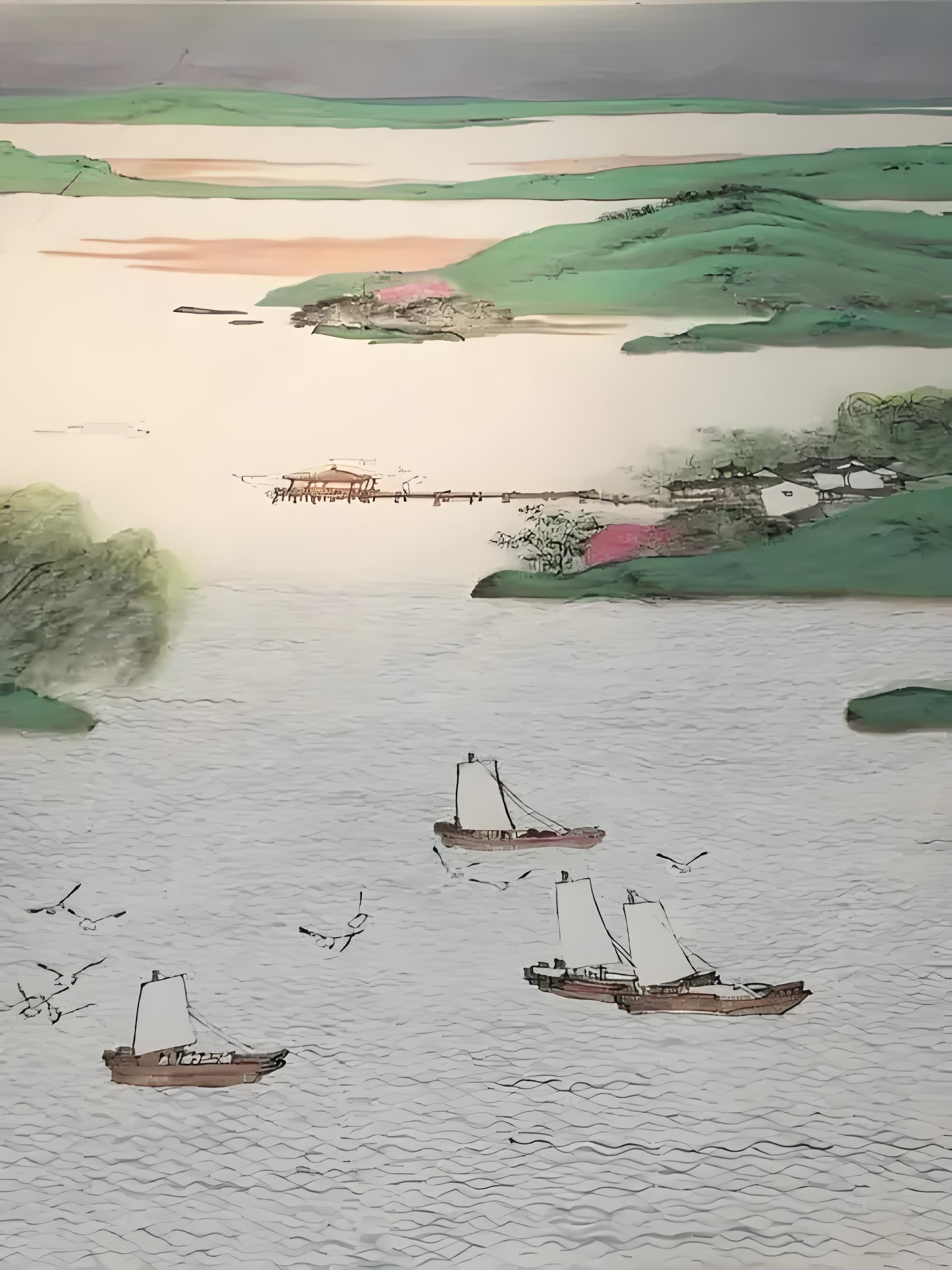 春風(fēng)又綠江南岸.jpg 北宋·王安石《泊船瓜洲》(圖4)