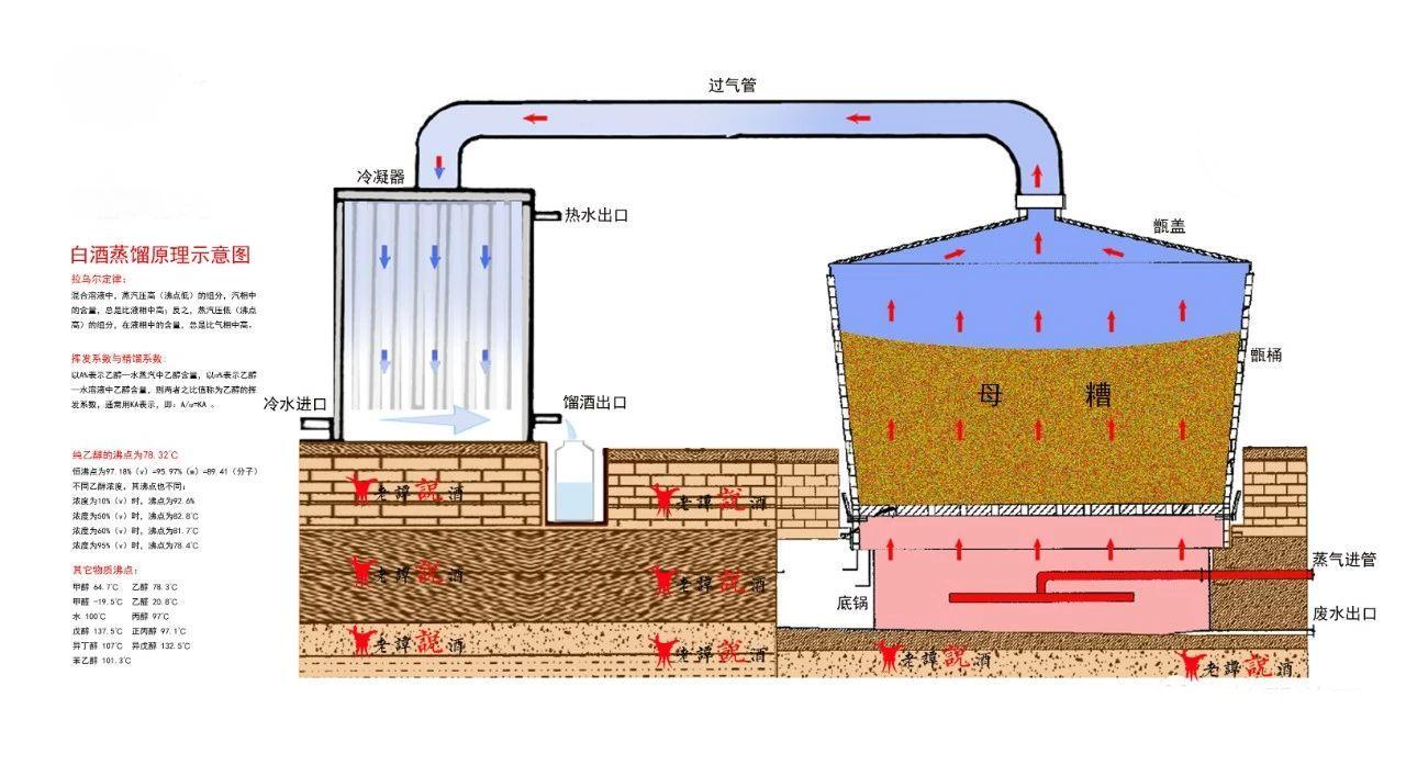白酒蒸餾1.jpg 【釀酒技術(shù)】說說白酒蒸餾的作用(圖2)