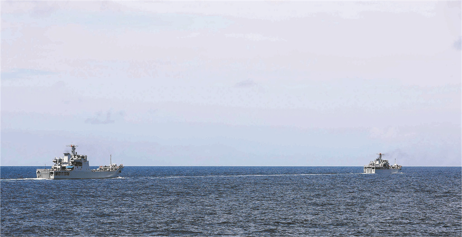 我海軍第46批護(hù)航編隊焦作艦洪湖艦訪問埃及/8月陸海軍訓(xùn)練日常報道(圖5)