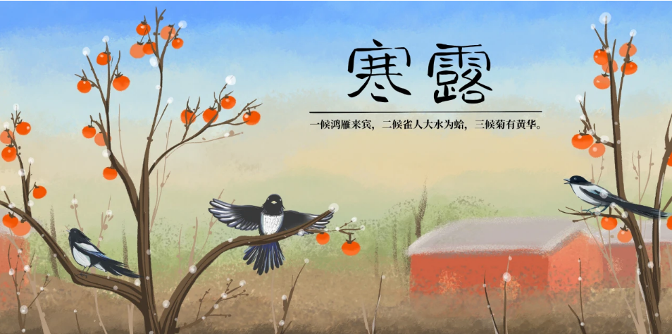 今日寒露：寒意四起，露重天涼人保重；繁華不再，心存高遠(yuǎn)自悠然！(圖4)