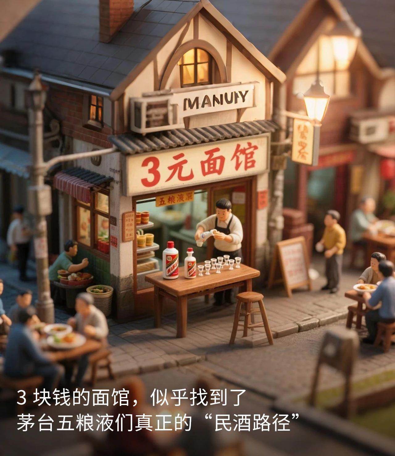 3 塊錢的面館，似乎找到了茅臺五糧液們真正的“民酒路徑”(圖3)