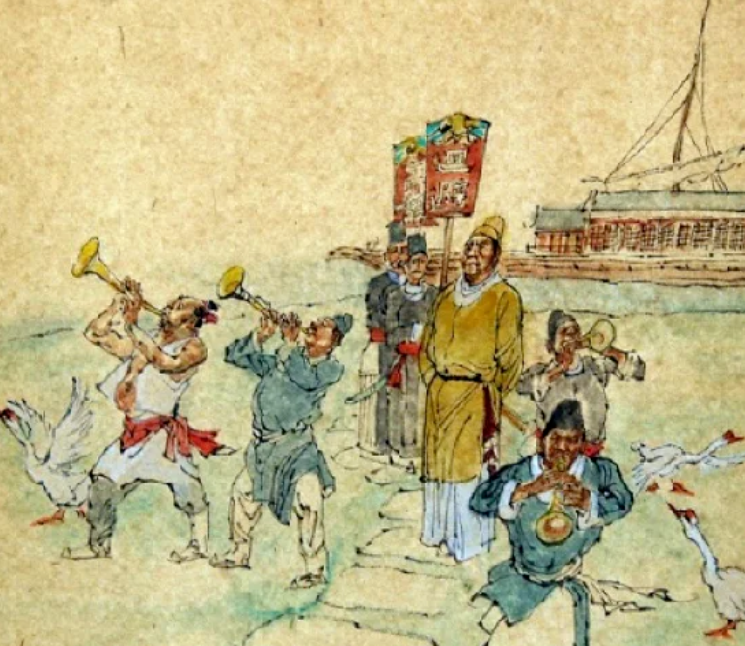 明代 · 王磐《朝天子 · 詠喇叭》(圖1) 明代 · 王磐《朝天子 · 詠喇叭》(圖1)