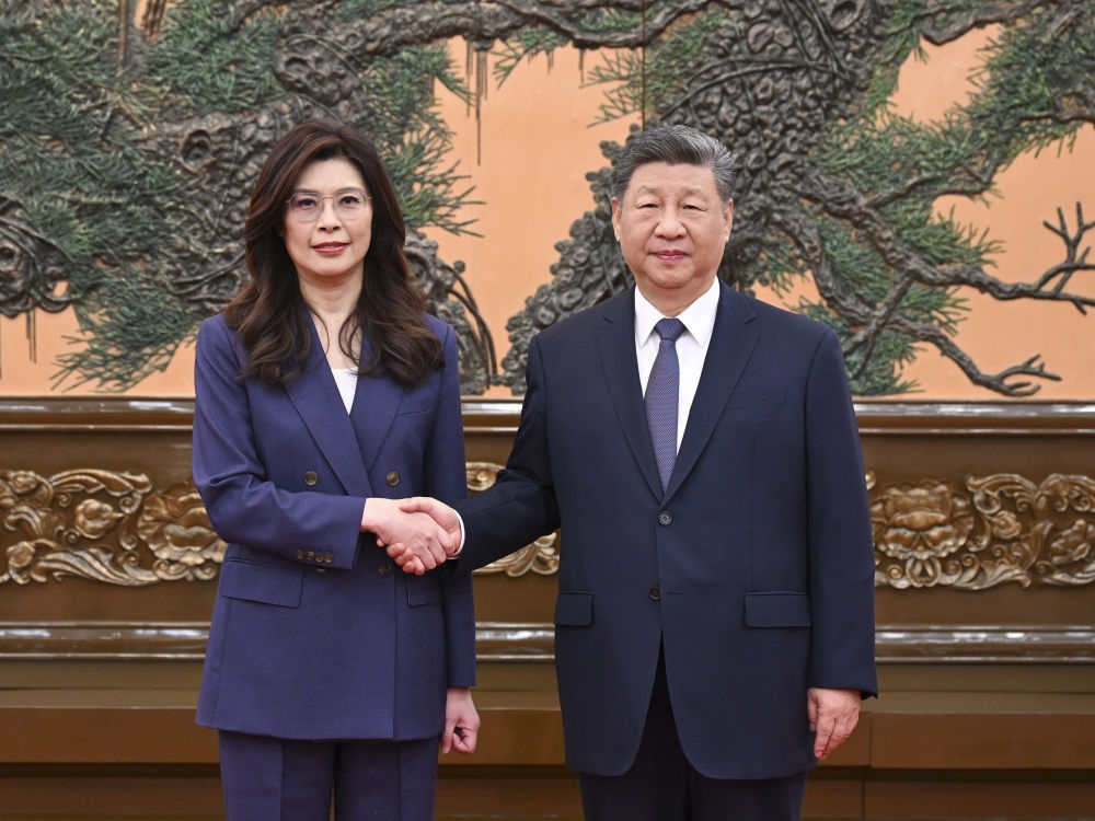 習(xí)近平總書記會(huì)見中國國民黨主席鄭麗文(圖1) 習(xí)近平總書記會(huì)見中國國民黨主席鄭麗文(圖1)