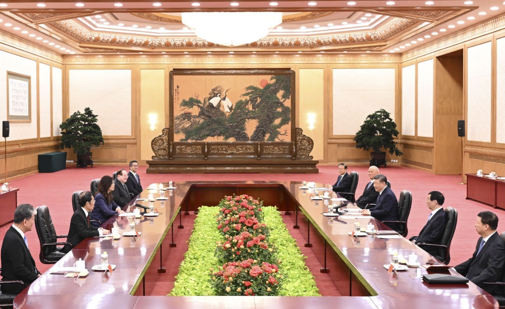 習(xí)近平總書記會(huì)見中國國民黨主席鄭麗文(圖3) 習(xí)近平總書記會(huì)見中國國民黨主席鄭麗文(圖3)