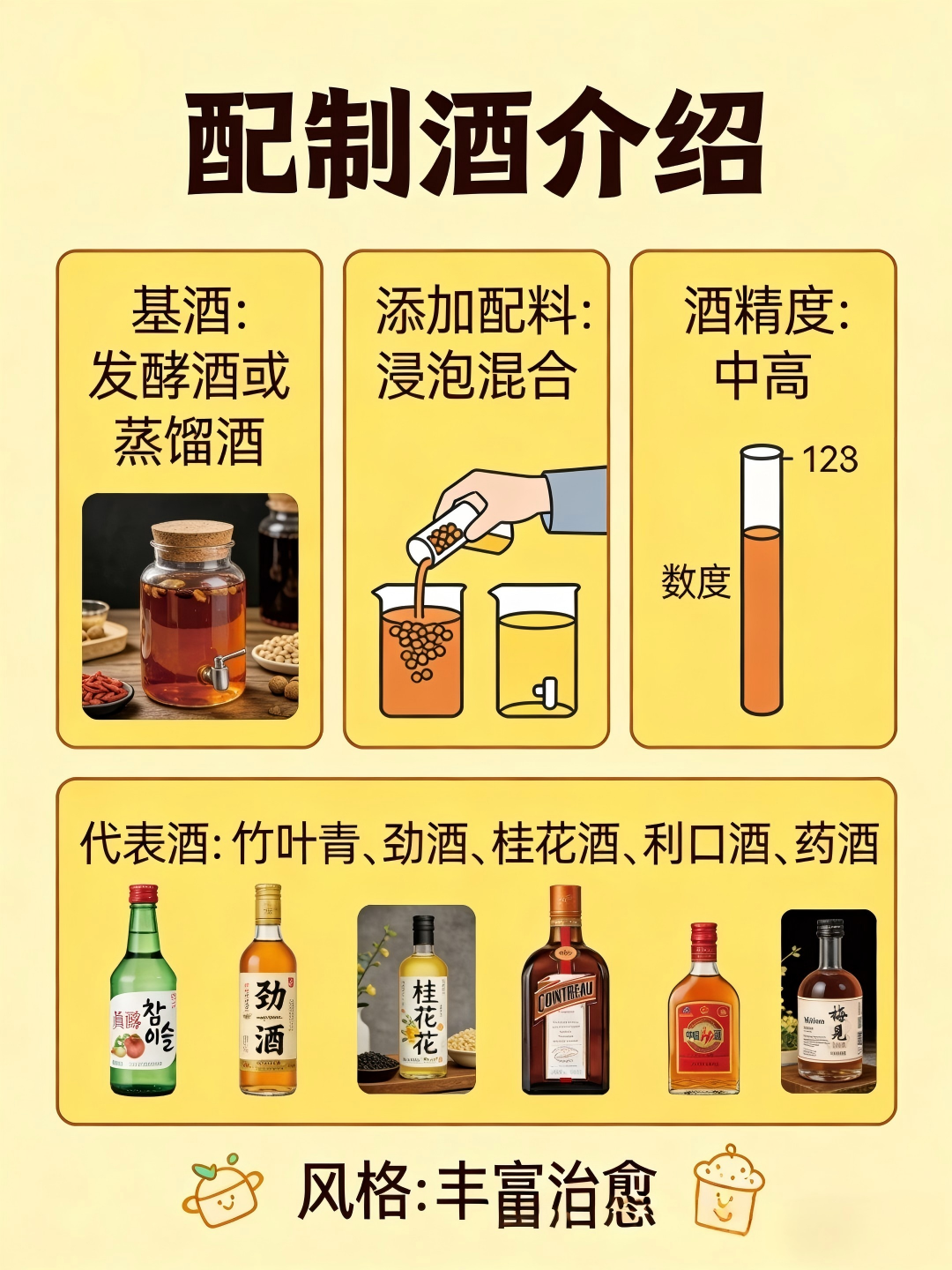 發(fā)酵酒、蒸餾酒和配制酒這么看哦(圖3)