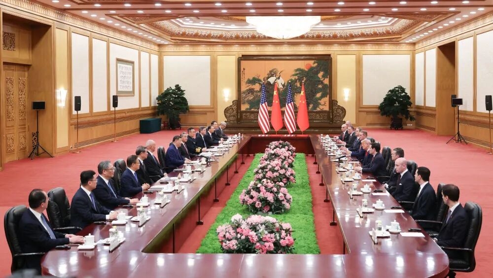 習(xí)近平同美國(guó)總統(tǒng)特朗普會(huì)談(圖4)