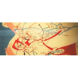 宿北戰(zhàn)役，山東野戰(zhàn)軍華中野戰(zhàn)軍第一次協(xié)同作戰(zhàn)，陳毅坐鎮(zhèn)，粟裕