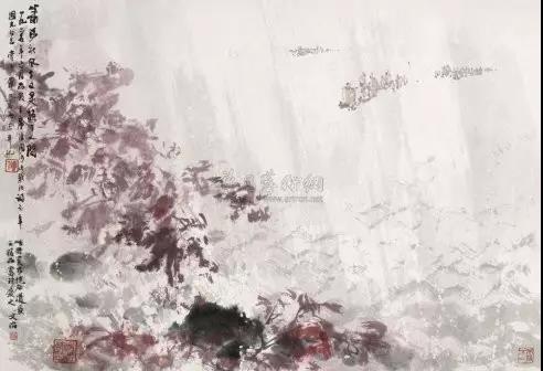 毛主席經(jīng)典詩詞入畫，大氣磅礴，美不勝收（北戴河以及韶山題材作品）(圖4)