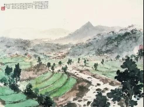 毛主席經(jīng)典詩詞入畫，大氣磅礴，美不勝收（北戴河以及韶山題材作品）(圖5)
