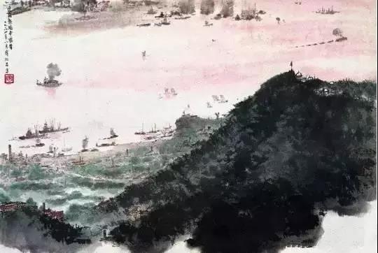 毛主席經(jīng)典詩詞入畫，大氣磅礴，美不勝收（神女應(yīng)無恙，當(dāng)驚世界殊）(圖3)