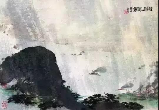 毛主席經(jīng)典詩詞入畫，大氣磅礴，美不勝收（神女應(yīng)無恙，當(dāng)驚世界殊）(圖10)