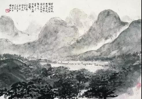 毛主席經(jīng)典詩詞入畫，大氣磅礴，美不勝收（長沙，井岡山）(圖1)